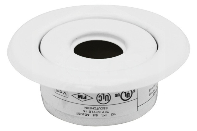 TYCO Белый Цоколь (Отражатель) Спринклера 1/2″ RAL9010